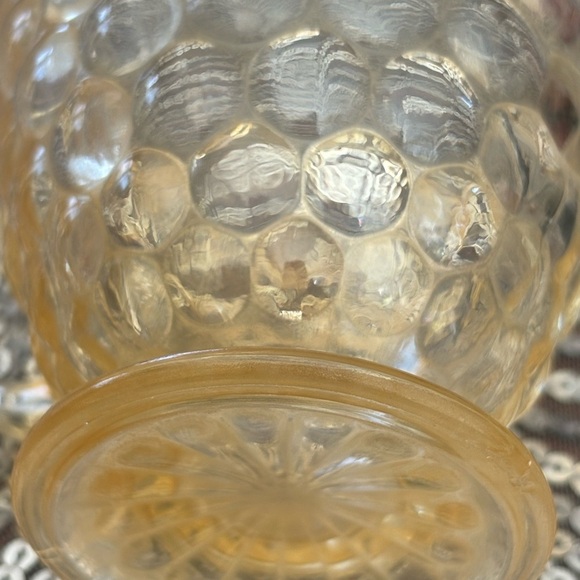 Vintage anchor hocking bubble Glass Creamer - Picture 5 of 7